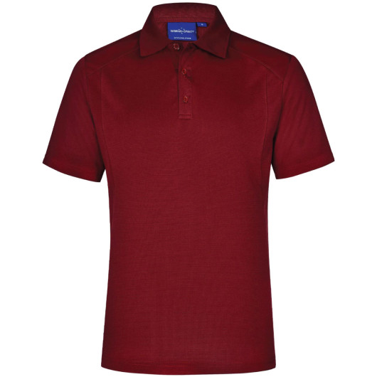 Promotional Mens Bamboo Polos Ocean Ruby